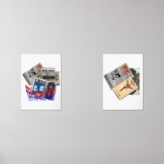 ソニックユースNIRVANAカセットテープクールアート (正面)