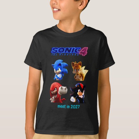 ソニック 4 キッズ Tシャツ (正面)