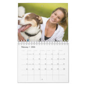 ソニトン州大学カレンダー-ティール（緑がかった色）/グレー カレンダー (2月 2026)