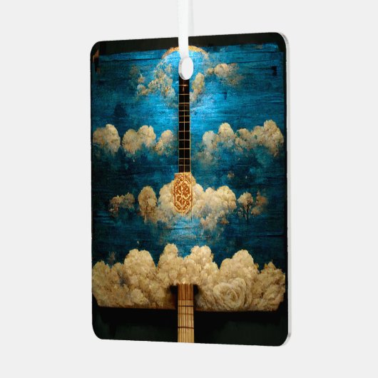 ソニー氏の魔法シガーボックスギターI & II メタルオーナメント (正面左)