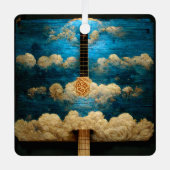 ソニー氏の魔法シガーボックスギターI & II メタルオーナメント (正面)