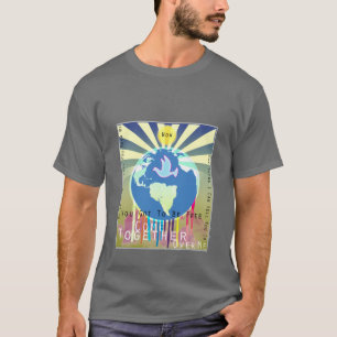 ソニーATV "一緒に来られた"世界平和ティー Tシャツ