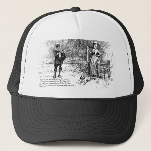 ソネットの最初4ライン#シェークスピア著11 キャップ (正面)