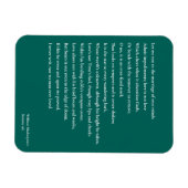 ソネット116真の心の結び付きを避けよう マグネット (横)