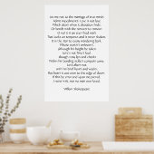 ソネット116 ポスター (キッチン)