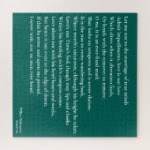 ソネット116Let本当の心の結婚への私ない ジグソーパズル (横)