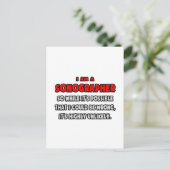 ソノおもしろいロギー…非常に可能性の低い ポストカード (スタンド正面)