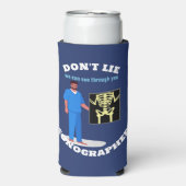 ソノグおもしろいロガーカスタムー放射線専門 スリム缶クーラー (Seltzer正面)