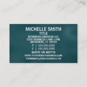 ソノグエレガントラ名プレート 名刺 (裏面)