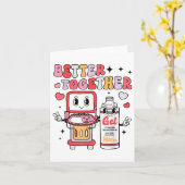 ソノグラファー バレンタインデー 超音波技術者 カード (黄色い花)