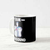 ソノグラフィーチーム超音波ソノグラフラジオロ コーヒーマグカップ (正面左)