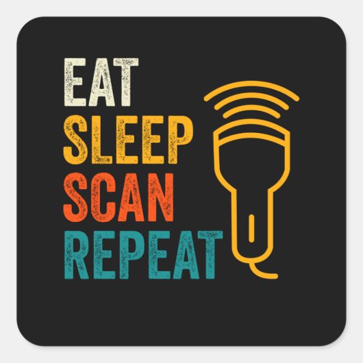 ソノグラフソノグラフィスキャン スクエアシール (正面)