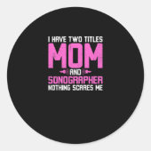 ソノグラフソノグラフィー母 ラウンドシール (正面)