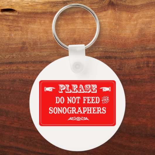 ソノグラフ食べ物を与えヤーを使わない キーホルダー (正面)