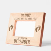 ソノグラムパパベビーバンプパパの日 レーザー彫刻フレーム (左)