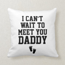 ソノグラムベビー写真Cant Wait to You Daddy クッション