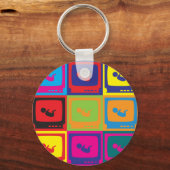 ソノグラムポップ・アートのアート キーホルダー (正面)