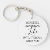 ソノグ妊婦のラムカスタムフォトキーチェーン キーホルダー (正面)