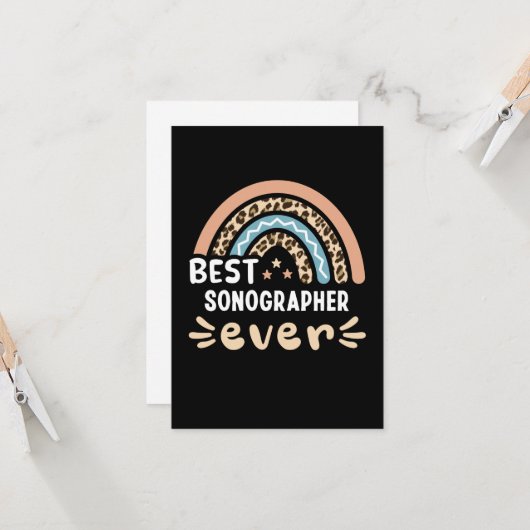 ソノグ最高のロフ史上最高のレインボーギフトママ カード (正面/裏面インサイチュ)