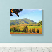 ソノマカウンティCAヴィンヤード キャンバスプリント (インサイチュ (ウッドフロア))