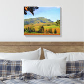 ソノマカウンティCAヴィンヤード キャンバスプリント (インサイチュ (寝室))