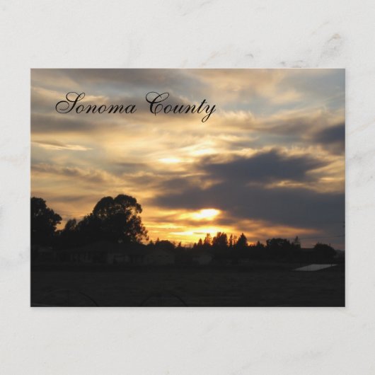 ソノマサンセット ポストカード (正面)