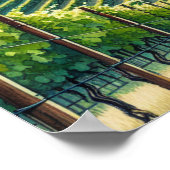 ソノマバレーカリフォルニアワインカントリー ポスター (角)