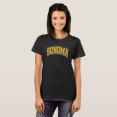 ソノマバーシティスタイルアンバー文字 Tシャツ (正面フル)