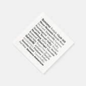 ソノマワインカントリーナプキンズ スタンダードカクテルナプキン (角)