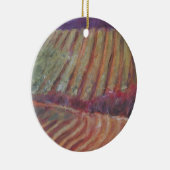 ソノマヴィネヤードカリフォルニアつる植物ワイン セラミックオーナメント (右)