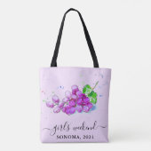 ソノマヴィネヤードワイナリーガールズウィークエンドトートバッグ トートバッグ (裏面)