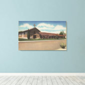 ソノマ州（カリフォルニア州） – ミッションサンフランシスコ・ソラーノ キャンバスプリント (インサイチュ (ウッドフロア))