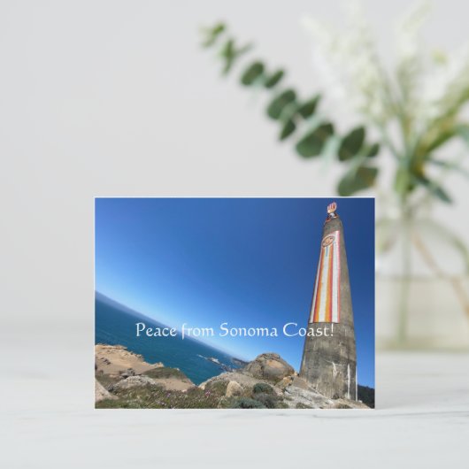 ソノマ海岸から平和だ! ポストカード (スタンド正面)