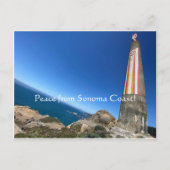 ソノマ海岸から平和だ！ ポストカード (正面)