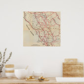 ソノマ、マリン、湖、ナパ郡 ポスター (キッチン)