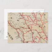 ソノマ、マリン、湖、ナパ郡 ポストカード (正面/裏面)