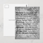 ソノマ ワイン カントリー ポストカード (正面/裏面)