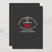 ソノマ ワイン ファイト サーキット ジンファンデル VS ピノ 招待状 (正面/裏面)