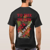 ソノマ ワイン ファイト サーキット ジンファンデル VS ピノ Tシャツ (裏面)