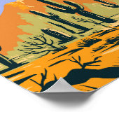 ソノランデザートアリゾナヴィンテージアート ポスター (角)