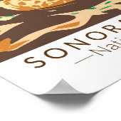 ソノランデザートナショナルモニュメントラトルズナケレトロ ポスター (角)