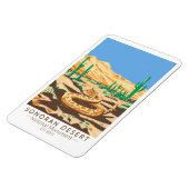 ソノランデザートナショナルモニュメントラトルズナケレトロ マグネット (左側)