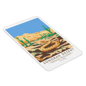 ソノランデザートナショナルモニュメントラトルズナケレトロ マグネット (右側)