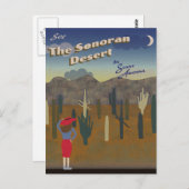 ソノラン砂漠 ポストカード (正面/裏面)