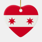 ソノラ、メキシコの旗の共和国 セラミックオーナメント (裏面)