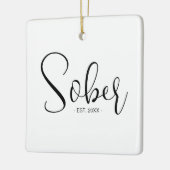 ソバエレガントーミニマルデート記念 セラミックオーナメント (左)