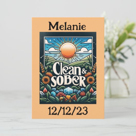 ソバパーソナライズされたー記念日 シーズンカード (スタンド正面)