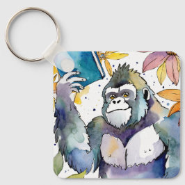 ソバーゴリラw/ビッグブックオウム祈りの言葉カスタム キーホルダー