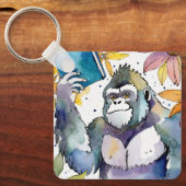 ソバーゴリラw/ビッグブックオウム祈りの言葉カスタム キーホルダー (正面)