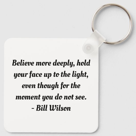 ソバーフクロウw/ビッグブックオウム祈りの言葉カスタム キーホルダー (裏面)